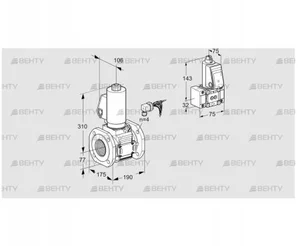 VAS665F05NWGLE/B-/PP (88204988) Газовый клапан Kromschroder