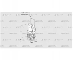 VAS2T-/50N/NKGR (88018163) Газовый клапан Kromschroder