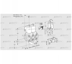 VCG2E40R/40R05NGEWSL8/PPBS/PP3- (88103770) Клапан с регулятором соотношения Kromschroder