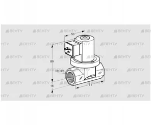 VGP 10R02Q5 (85293302) Запорный газовый клапан Kromschroder