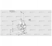 VAD2E25R/50R05D-100VWR/PP/PP (88102122) Газовый клапан с регулятором давления Kromschroder