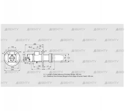 BIC 80HB-400/435-(16)FB (84099452) Газовая горелка Kromschroder