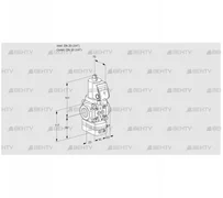 VAG1T20N/NQGRAA (88018236) Газовый клапан с регулятором соотношения Kromschroder