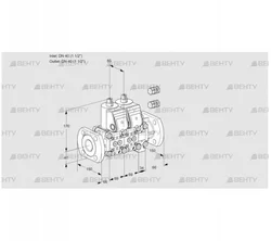 VCS2E40F/40F05NNVWR3/PPPP/PPPP (88101750) Сдвоенный газовый клапан Kromschroder