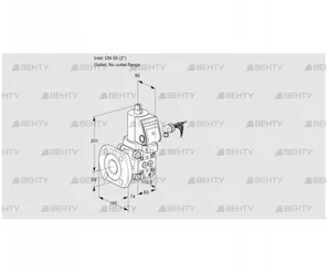 VAS350/-F/NWSR (88028595) Газовый клапан Kromschroder