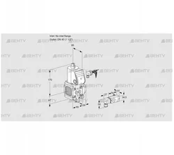 VAS2-/40R/NQ (88030387) Газовый клапан Kromschroder