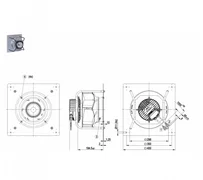 Центробежный вентилятор ebmpapst K3G280PR04I2