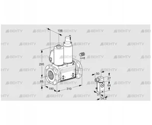 VCS780F05NLWL3B/PPPP/MM3- (88207380) Сдвоенный газовый клапан Kromschroder