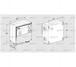 BCU460-3/1LW3GBB1/1 (88610437) Блок управления горением Kromschroder