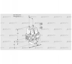 VCG1E20R/25R05FNGEVWR3/PPPP/PPPP (88101412) Клапан с регулятором соотношения Kromschroder