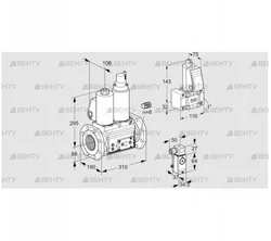 VCS780F05NLWL3E/P3PP/PPZ- (88207178) Сдвоенный газовый клапан Kromschroder