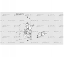 VAD2-/40R/NW-100A (88017917) Газовый клапан с регулятором давления Kromschroder