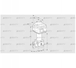 RV 2/ZML10Q60E (86060593) Регулирующий клапан Kromschroder