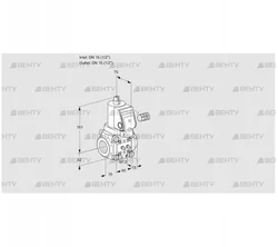 VAS115R/NWSR (88010224) Газовый клапан Kromschroder