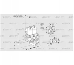 VCG1E15R/15R05NGEWL3/PPBY/2-PP (88107703) Клапан с регулятором соотношения Kromschroder