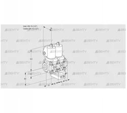 VCG1T15N/15N05NGAQGL/PPPP/PPPP (88102889) Клапан с регулятором соотношения Kromschroder