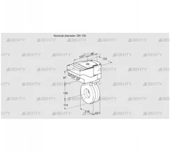 IBA150Z05/40A2A (88302067) Дроссельная заслонка Kromschroder