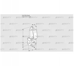 VAS1T-0/10N/NQ (88021785) Газовый клапан Kromschroder