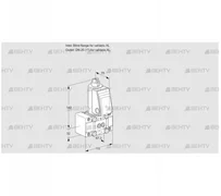 VAS1W0/W25R/NW (88005478) Газовый клапан Kromschroder