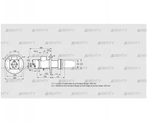 BIC 100HM-400/435-(67)E (84033252) Газовая горелка Kromschroder