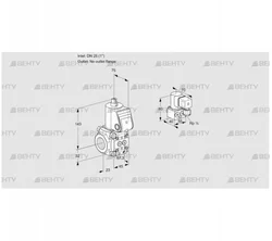 VAS125/-R/NW (88032472) Газовый клапан Kromschroder