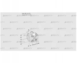 VFC115/15R05-15PPPP (88300207) Регулирующий клапан Kromschroder