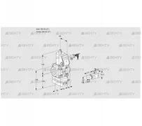 VAD350R/NW-100A (88030433) Газовый клапан с регулятором давления Kromschroder