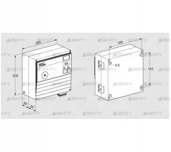 BCU460T-3/1R-B1/1 (88613129) Блок управления горением Kromschroder