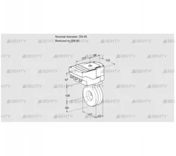 IBG65/40Z05/20-15W3E (88302437) Дроссельная заслонка Kromschroder