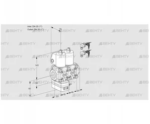 VCD1E25R/25R05D-25NWL6/PPPP/PPPP (88107242) Регулятор давления Kromschroder