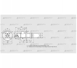 BIC 65/50HGR-0/35-(107)E (84031117) Газовая горелка Kromschroder