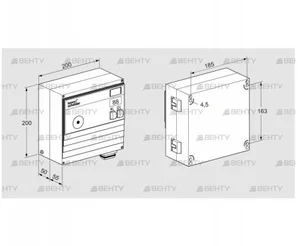 BCU460T-3/1LR2-CB1/1E1 (88613975) Блок управления горением Kromschroder