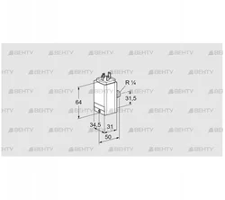 DG 360C8D-5S (84448751) Датчик-реле давления газа Kromschroder