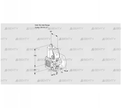 VAS3-/50F/NW (88008284) Газовый клапан Kromschroder