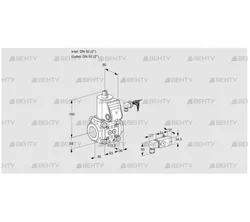 VAS350R/NW (88030047) Газовый клапан Kromschroder