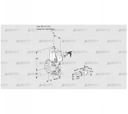 VAS115/-R/NW (88000171) Газовый клапан Kromschroder