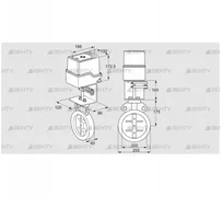 IDR200Z03A100AU/50-30W20TR10 (88303103) Дроссельная заслонка Kromschroder