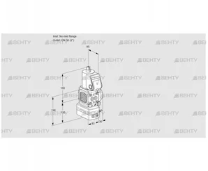 VAD3-/50R/NW-50A (88011045) Газовый клапан с регулятором давления Kromschroder