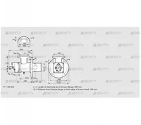 BIO 125HB-250/185-(2)E (84199119) Газовая горелка Kromschroder