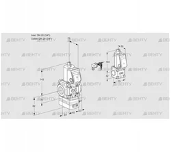 VAG1E20R/20R05GEWR/PP/BS (88104397) Газовый клапан с регулятором соотношения Kromschroder