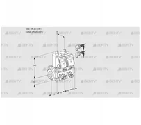 VCS1E20R/20R05NNWR6/MMMM/PPPP (88104889) Сдвоенный газовый клапан Kromschroder