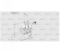 VCG2E40R/40R05NGNWR/MMMM/PPPP (88104585) Клапан с регулятором соотношения Kromschroder