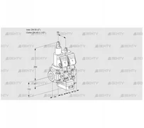 VCG2T50N/40N05LGKQSR/PPPP/PPPP (88106783) Клапан с регулятором соотношения Kromschroder