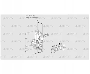 VAS350/-R/NW (88032251) Газовый клапан Kromschroder