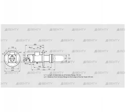 BIC 80RB-50/85-(6)E (84032013) Газовая горелка Kromschroder