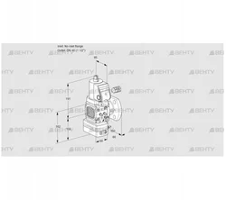 VAV2-/40F/NWSRAK (88030928) Газовый клапан с регулятором соотношения Kromschroder