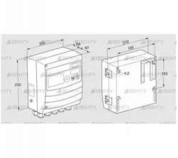 BCU460W2P1C1D0000K1E1-/LM400WF1O0E1- (88680158) Блок управления горением Kromschroder