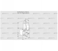 VAS1W0/NW (88006685) Газовый клапан Kromschroder