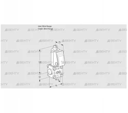 VAS1T-0/NQ (88029929) Газовый клапан Kromschroder