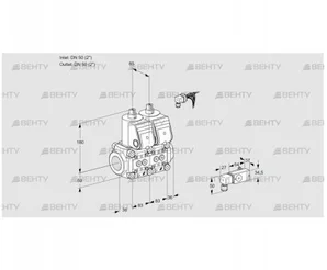 VCS3E50R/50R05NNWR3/PPPP/1--2 (88103497) Сдвоенный газовый клапан Kromschroder